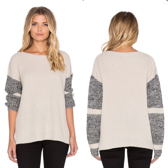 Blank NYC Colorblock Sweater - Picture 1 of 6